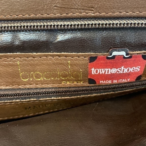 BRACCIALINI Brown Italian Leather Purse - Picture 11 of 16